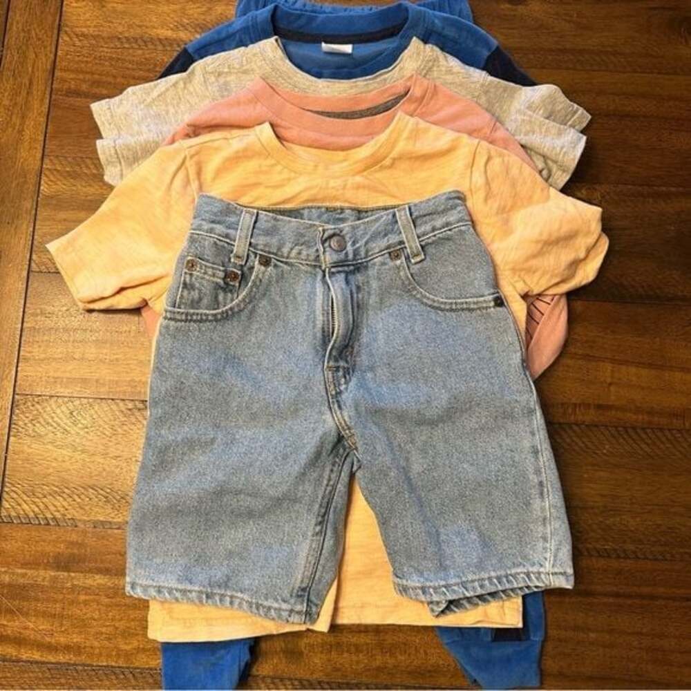Lot of 6 Pieces All Size 7 Kids Clothing, Levi’s & more Jean Shorts